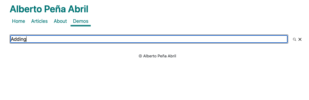searchBox widget integration