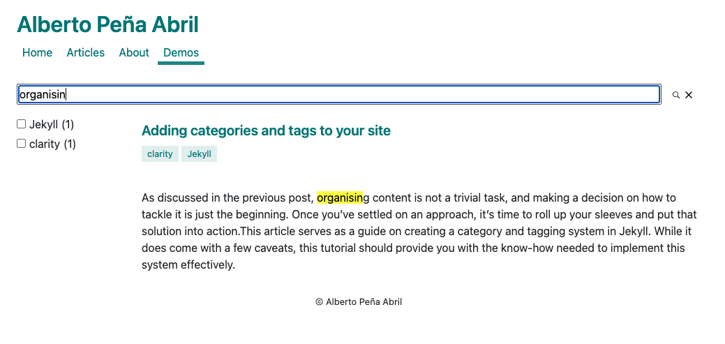 refinementList widget integration
